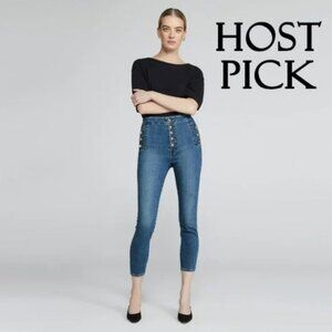 NWT J Brand med  wash high rise crop skinny jeans